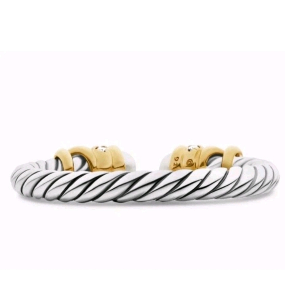 Dy Elegant Simplicity Ring Peals Silver Pave.8. - image 7